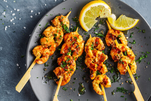 Golden Fried Prawns